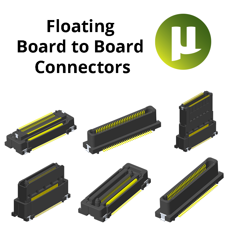 New Floating Board to Board Connectors